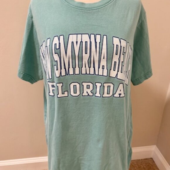 Bundle Lot 2 Men Women Adult Unisex Large NEW SMYRNA BEACH Florida T-Shirts - Picture 2 of 3